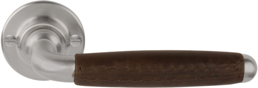 1932 XLDLGRR50 satin nickel brown leather
