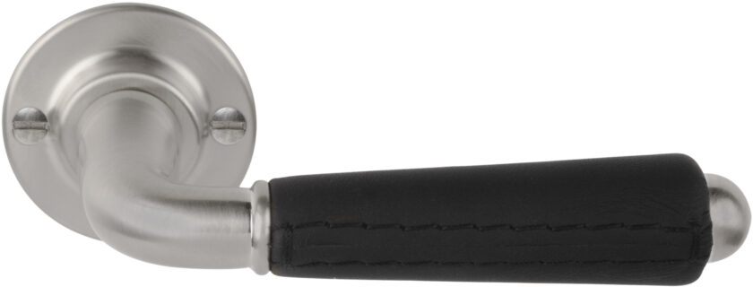 1952 DLGRR50 satin nickel black leather