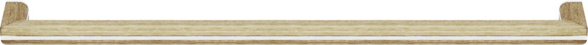 PB22 480 satin stainless steel natural oak wood