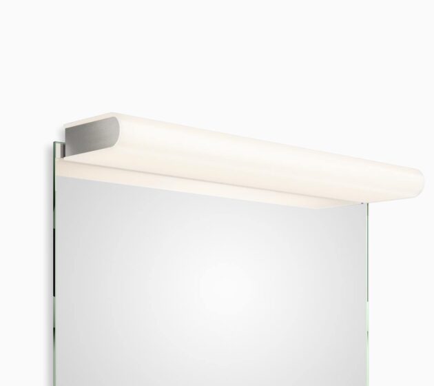 BOOK 1-60 LED Clip-on light for mirror - nickel satin