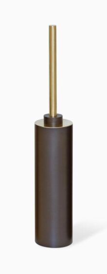 CENTURY SBG Toilet brush set - dark bronze/gold matt