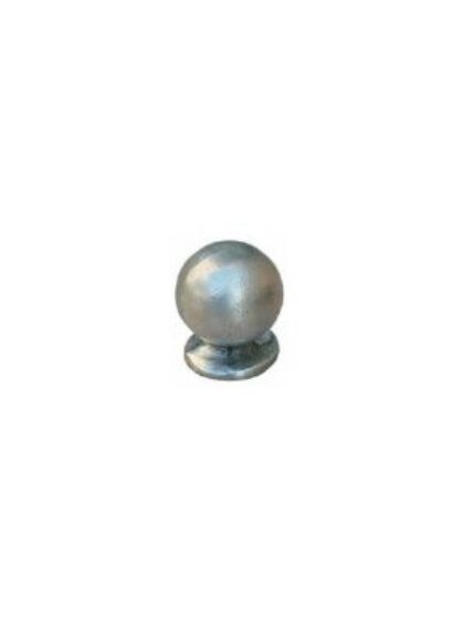STUK MEUBELKNOP PM1620 ZILVER (BS) Ø30mm