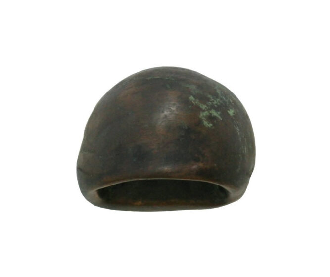 STUK MEUBELKNOP PM1634 GROEN BRONS (OG) 40x36mm