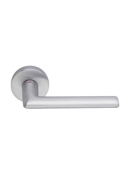 PAAR DEURKLINK VERONA / 52D CHROOM SAT (CS) zonder BB