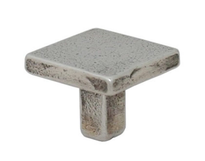 STUK MEUBELKNOP PM1638 ZILVER (BS) 25x22mm