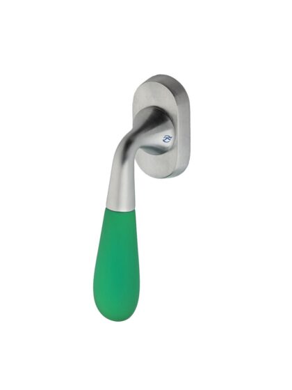 STUK RAAMKLINK GEMMA /32 CHROOM MAT (CS) / GROEN