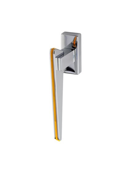 STUK RAAMKLINK TRATTO QUADRA /32Q CHROOM (CL) / ORANJE