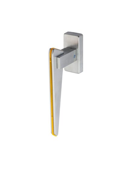 STUK RAAMKLINK TRATTO QUADRA /32Q CHROOM MAT (CS) / ORANJE