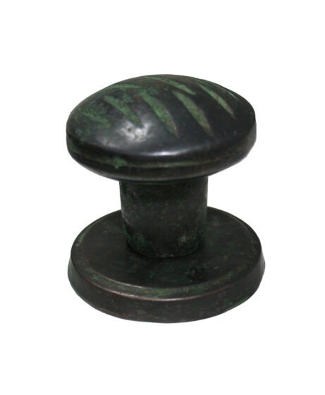 STUK DEURKNOP PL1633 GROEN BRONS (OG) 66mm