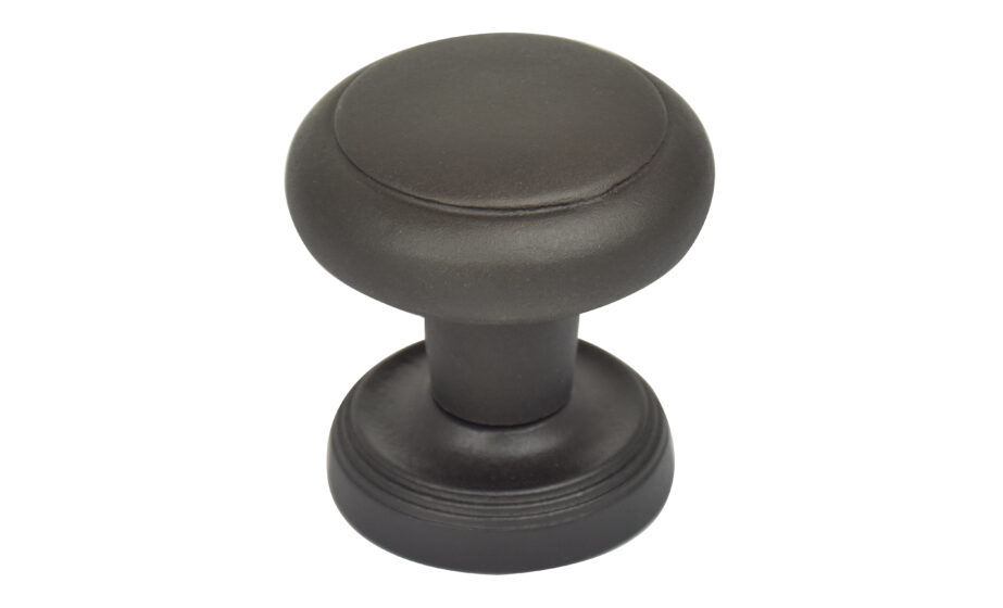 STUK DEURKNOP PoTL80 R68 ZWART BRONS (BLK) 80mm