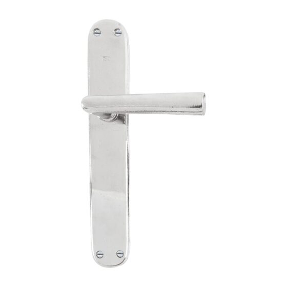 PAAR DEURKLINK PH1925+ /P40 WIT BRONS (WB) op Plaat BLIND