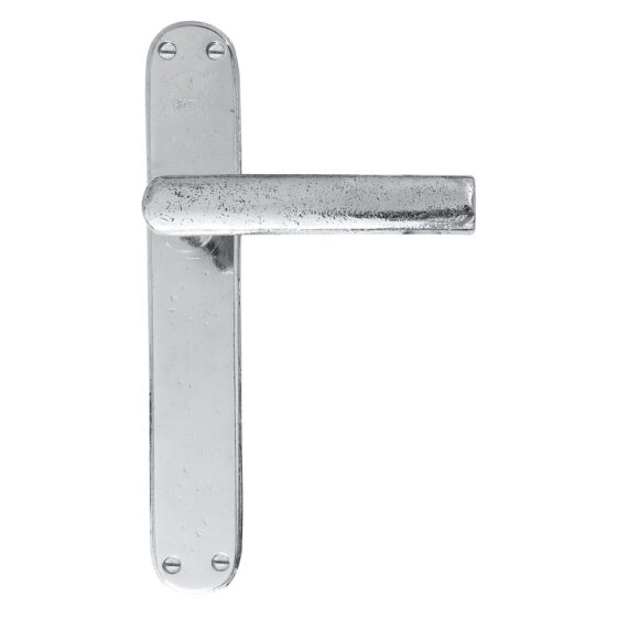 PAAR DEURKLINK PH1930 /P40 WIT BRONS (WB) op Plaat BLIND