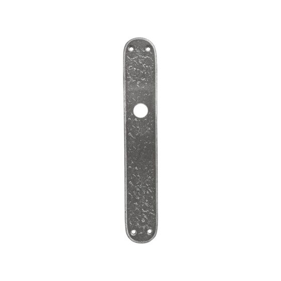 PAAR DEURKLINK PH1928 /P40 RUW BRONS (RB) op Plaat 92BB