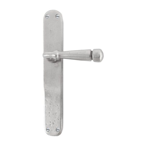 PAAR DEURKLINK PH1830 /P40 MAT WIT BRONS (WBS) op Plaat BLIND