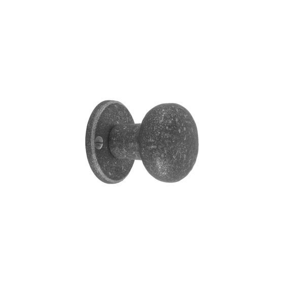 PAAR DEURKNOP PHR /50 RUW METAAL (RM) zonder BB 45mm