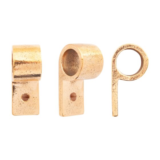 STUK MEUBELKNOP PFL-30 RUW BRONS GEPOLIJST (RBP) 61x24x31mm