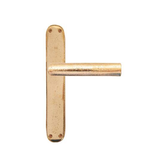 PAAR DEURKLINK PH1930 /P40 RUW BRONS GEPOLIJST (RBP) op Plaat BLIND