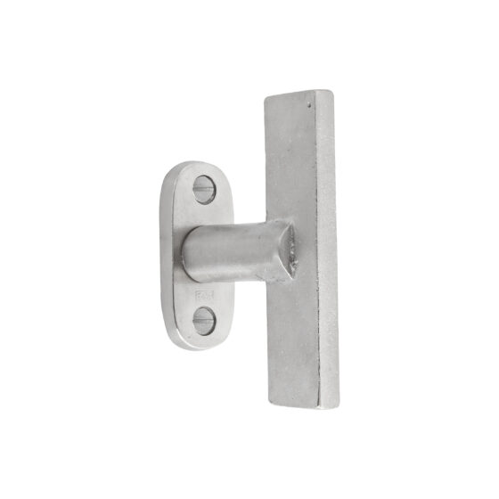 PAAR DEURKLINK PH2017"T" / PBTC 1 MAT WIT BRONS (WBS) zonder BB