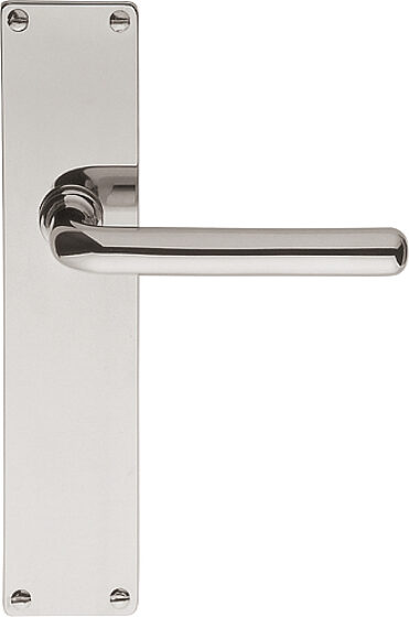 TIMELESS 1921MPSFC massieve deurkruk ongeveerd op schild blind glans nikkel