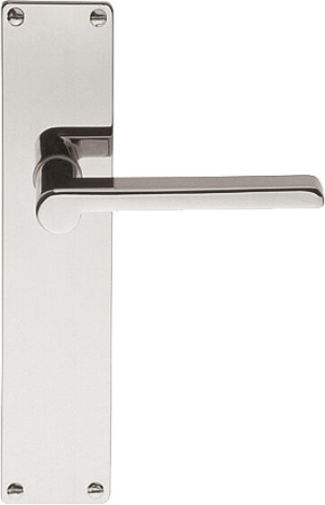 TIMELESS 1927MPSFC massieve deurkruk ongeveerd op schild blind glans nikkel