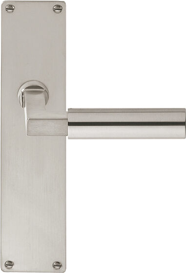 TIMELESS 1930MPSFC massieve deurkruk ongeveerd op schild blind mat nikkel