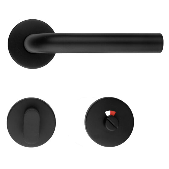 DEURKRUK PRO L SHAPE 19MM ZWART R+WC