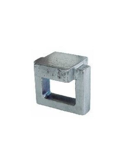 STUK MEUBELKNOP PM1471-25 ZILVER (BS) 25mm