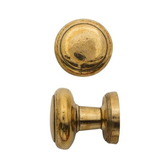 STUK DEURKNOP PoTL80 R68 NATUUR BRONS (NB) 80mm