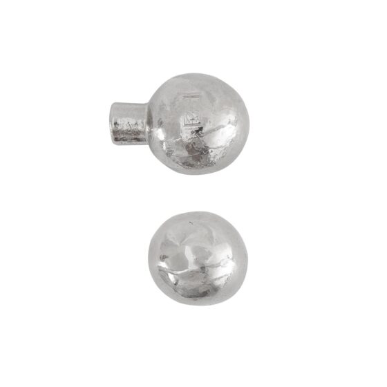 STUK MEUBELKNOP PT-25 WIT BRONS (WB) 25mm