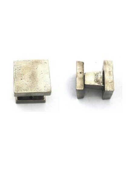 STUK DEURKNOP PO12 R12-DIN-38mm WIT BRONS (WB)