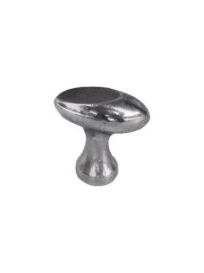 STUK MEUBELKNOP PM1582 ZILVER (BS) 31mm