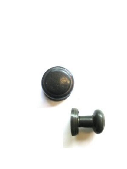 PAAR DEURKNOP PoTL50 R1-DIN-38mm GROEN BRONS (VI) zonder BB 50mm