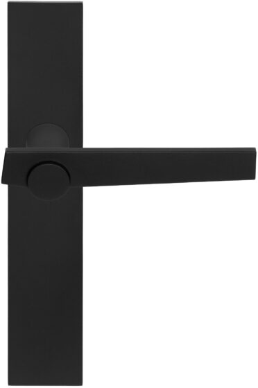 TENSE BB101P236SFC massieve deurkruk ongeveerd op schild blind mat zwart