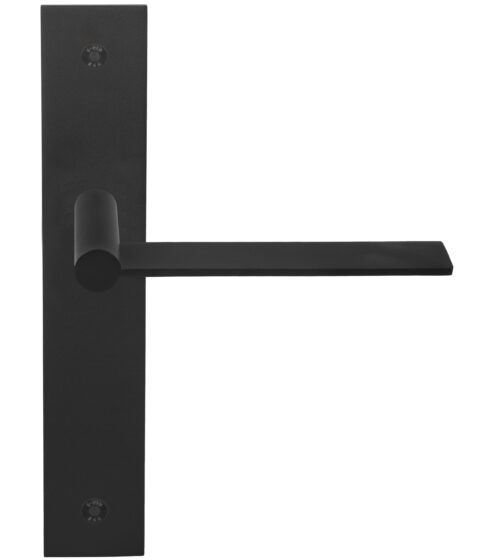 EDGY EGP236SFC massieve deurkruk ongeveerd op schild blind mat zwart