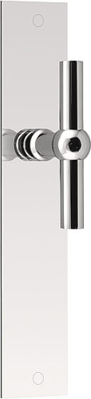 FERROVIA FVT100P236SFC T-massieve deurkruk ongeveerd op schild blind gepolijst r