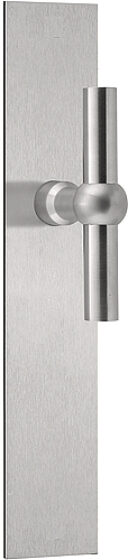 FERROVIA FVT85P236SFC T-massieve deurkruk ongeveerd op schild blind mat roestvas