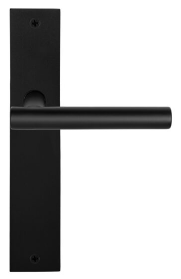 BASICS LBVIIP236SFC 19mm deurkruk ongeveerd op schild blind mat zwart