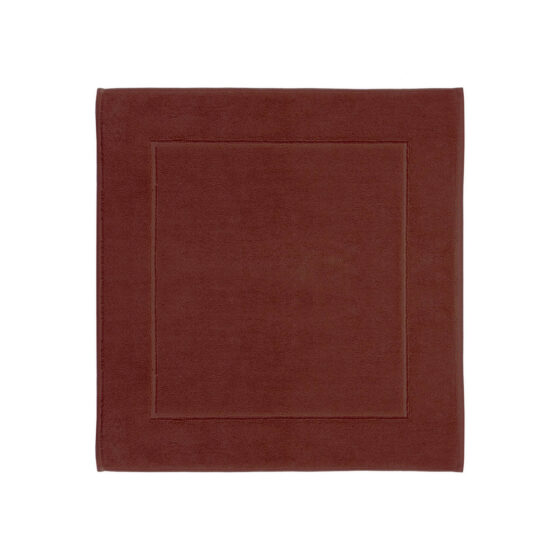 London - Badmat - 60x60 cm - Mahonie