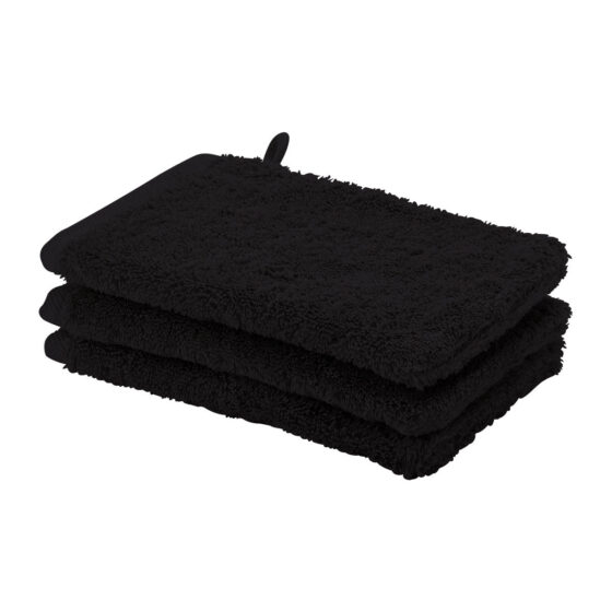 London - Washandje - 16x22 cm - Black