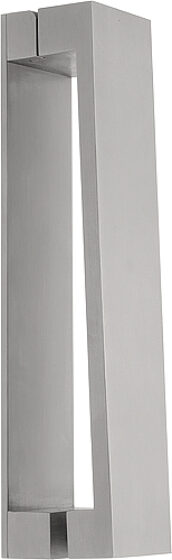 SQUARE LSQ175 massieve deurklopper met doorgaande bevestiging mat roestvast sta