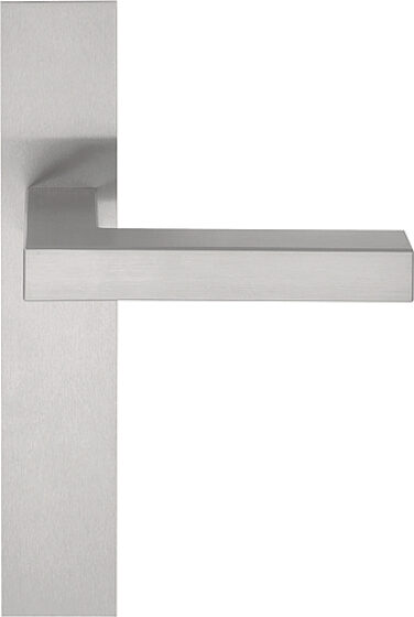 SQUARE LSQIIIP236SFC massieve deurkruk ongeveerd op schild blind mat roestvast