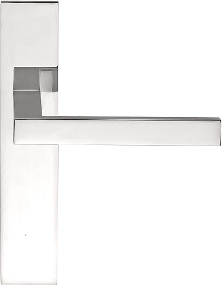 SQUARE LSQIIP236SFC massieve deurkruk ongeveerd op schild blind gepolijst roest