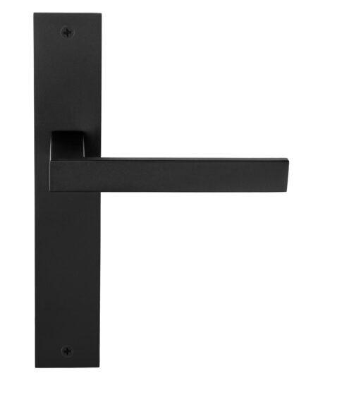 SQUARE LSQIIP236SFC massieve deurkruk ongeveerd op schild blind mat zwart