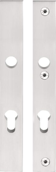 SQUARE LSQSM-28 massieve veiligheidsschilden kruk/kruk SKG*** PC92 PVD mat roest