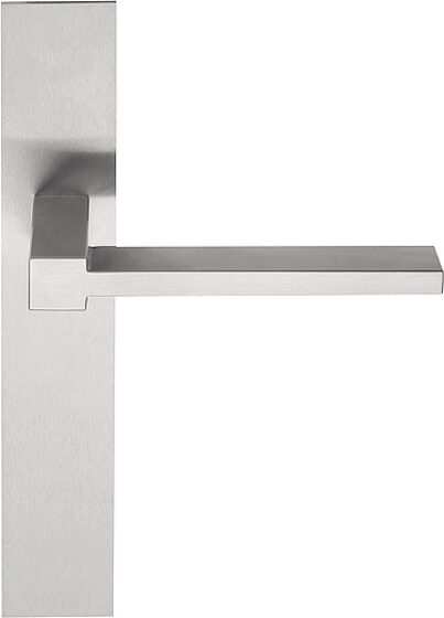 SQUARE LSQVP236SFC massieve deurkruk ongeveerd op schild blind mat roestvast st