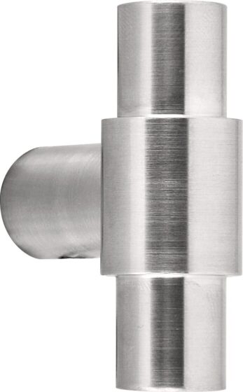 ONE PB14 massieve meubelknop 14mm mat roestvast staal