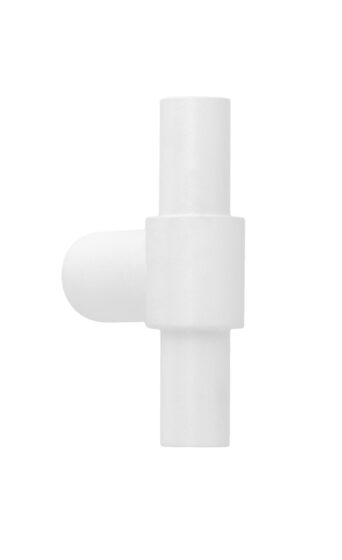 ONE PB14 massieve meubelknop 14mm wit