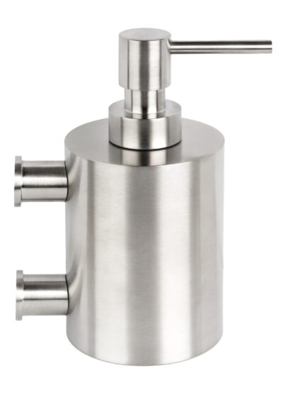 ONE PB501 zeepdispenser met muurbevesting mat roestvast staal AISI 316
