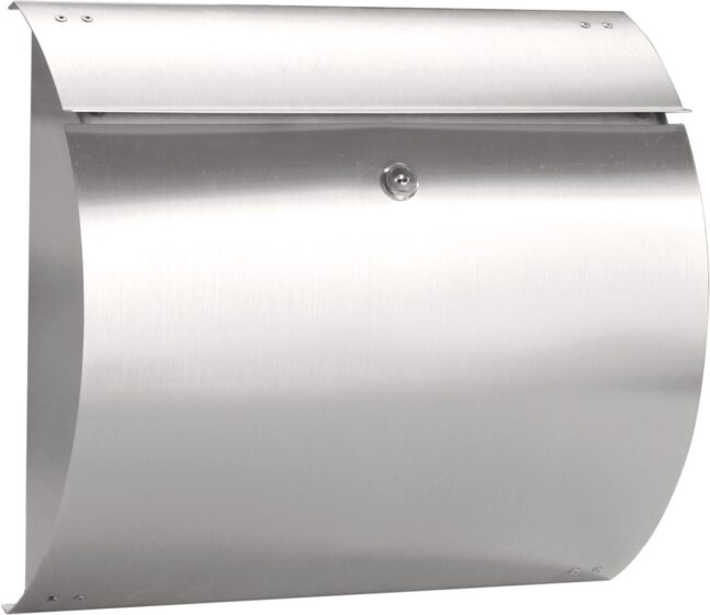 BASICS SIRIUS mailbox inclusief cilinderslot mat roestvast staal