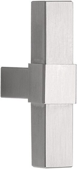 SQUARE V60 massieve meubelknop mat roestvast staal